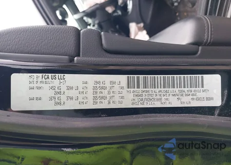 2017 Jeep Grand Cherokee Altitude 4X4 from USA, damaged, VIN 1C4RJFAG9HC818095